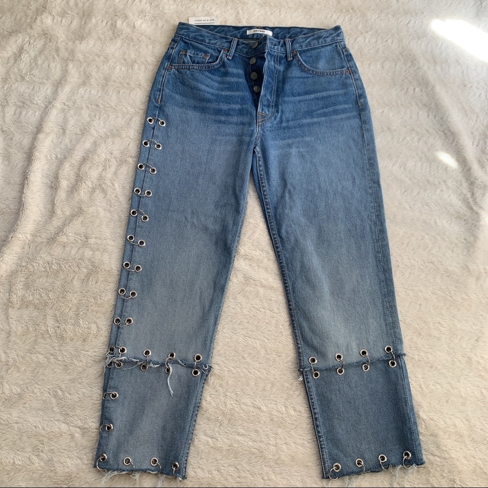 NWT Grlfrnd Helena Pierced Jeans - Picture 2 of 14